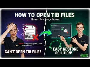 How to Open TIB Files (Acronis True Image Restore)