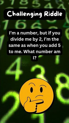Challenging Math Riddle: What Number Am I? 🤔
