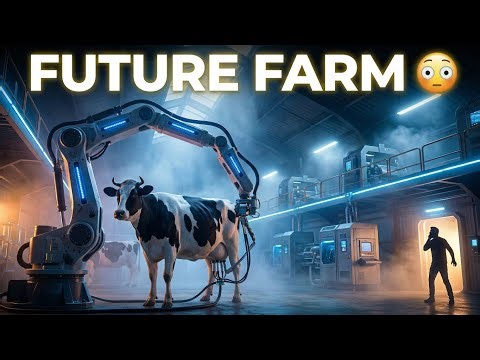 The World’s Most Advanced Dairy Farm Will Shock You 😳#futuristicfarm#smartfarming#milkfactory