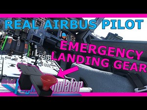 When Your Landing Gear Won't Drop! With a Real Airbus Pilot A32NX/Fenix MSFS
