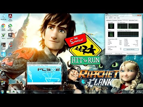 (PS2 Emulator) AMD A6, Radeon R4 Graphics Emulator Gaming (PCSX2)