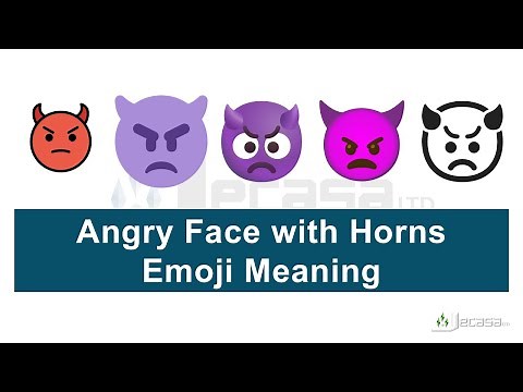 Angry Face with Horns Emoji 👿 Meaning | Learning Emojis