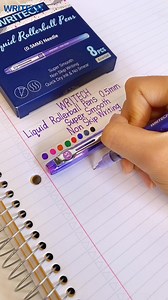 2M views · 5.7K reactions | Smooth? Check. Quick-dry? Check. Gorgeous inky colors? Absolutely. #writech #pens #stationery #stationerylove #stationeryaddict #stationerylovers #RollerballPen #vintagecolor | Writech | Facebook