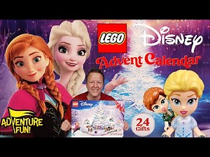 LEGO Disney Frozen Advent Calendar 2025 Holiday Countdown Toy Review Elsa, Anna & Olaf!