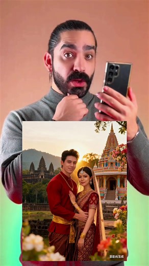 Traditional Cambodian and Indian Dress Photo Shoot