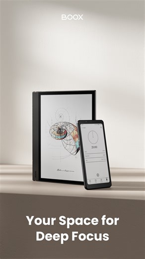 Enjoy true quality me-time with BOOX #NoteAir4C and #Palma2. Read, write, and reflect in a calm, eye-friendly space, where peace meets productivity. #ebook #digitalnotetaking #metime #ebookreader | BOOX