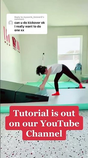 Backbend kickover tutorial? We got you! 🤸‍♀️✨ #TheZellerSisters #Tumbling #GymnastLife