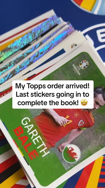Completing the Topps EURO 2024 Sticker Book!