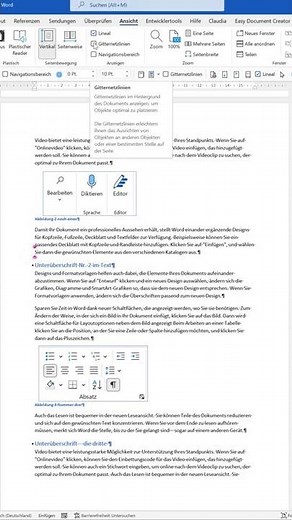 Word: Bilder etc. präzise und ganz fein ausrichten #short