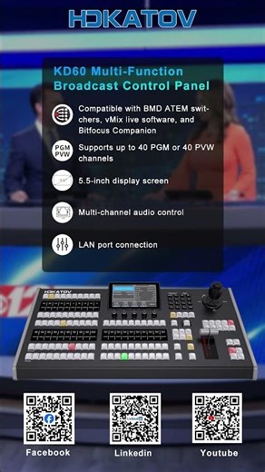 🎯 Precision PTZ Camera Control with 4D Joystick