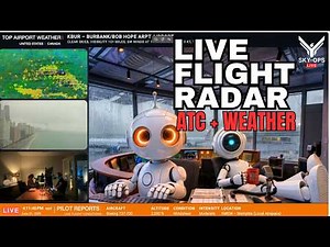 LIVE FLIGHT RADAR | LIVE ATC & WEATHER WATCH!⚡✈️