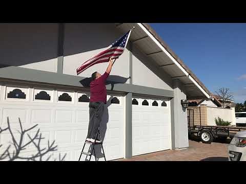 How to Keep Your Flag from Wrapping Around Pole, stops tangling in Wind