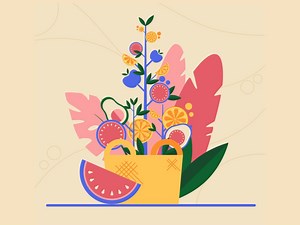 Fruit tree Animation