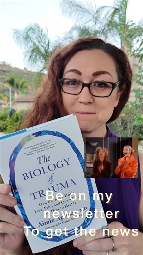 3 bestselling books on trauma and the body - Something BIG is coming next week—and I can barely keep it under wraps. 🤐 You want to be on my newsletter to get the news #BiologyOfTrauma #BodyKeepsTheScore #MythofNormal #HealingJourney #DrAimie #TraumaHealing | Trauma Healing Accelerated