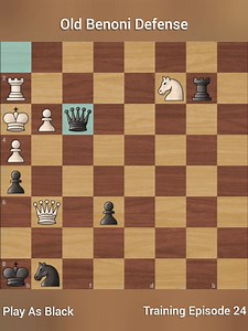 147K views · 1.1K reactions | Old Benoni Defense ( Part 24 ) Play As Black #ChessOpening #OldBenoniDefense | Chess Galleryan | Facebook