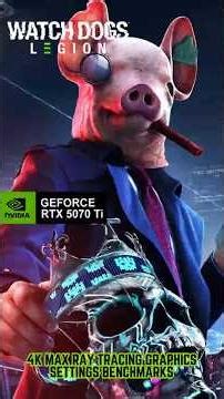 Watch Dogs Legion 4K RTX ON | 5070 Ti Performance #gta5 #viralshorts #shortsvideo