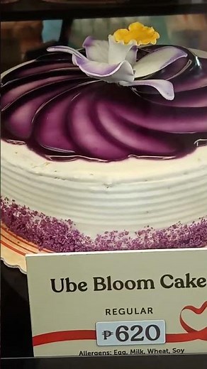 UBE BLOOM CAKE BY RED RIBBON