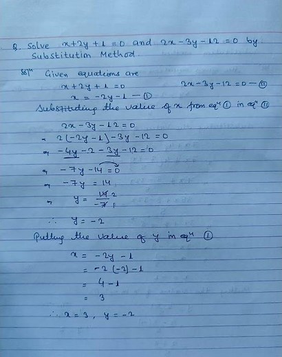 Solve by Substitution Method | Simultaneous Linear Equation | Class 9 Maths by Mind Your Choices