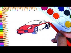 Lamborghini coloring page