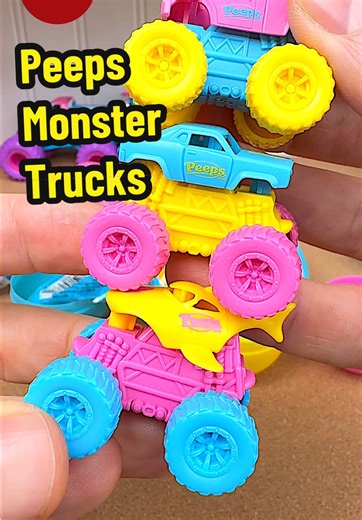 Unboxing the brand new 2026 Easter Peeps Mini Monster Trucks diecast toy Free-wheeling ASMR style. #unboxing #pe#peepsminimonstertrucksonsterjamworldfinals #monstertruck #monstertrucks