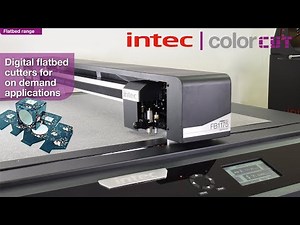 New Intec ColorCut FB1175 advanced Flatbed Cutting table.