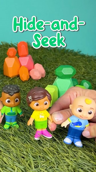 Let's Play Hide and Seek with JJ and Friends! 👀 Toy Play #Cocomelon