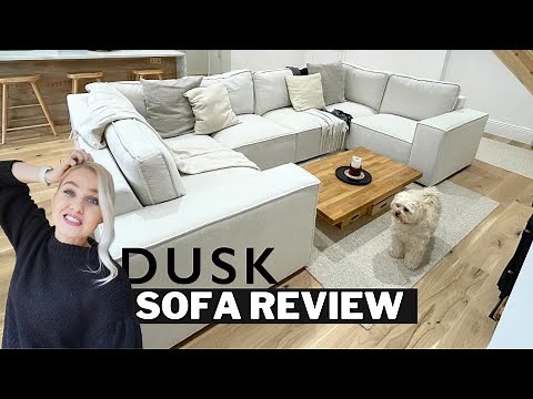 Dusk Sofa Assembly and Review | Brooklyn U-Shaped Sofa In Ivory