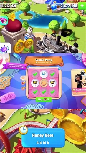 Disney Magic Kingdoms Game Cookie Party Day 2