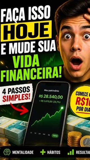 Como Crescer Financeiramente RÁPIDO em 2026 💸 | 4 Hábitos Que Mudam Sua Vida