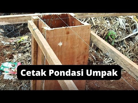 Cara Buat Pondasi Umpak Untuk Rumah Panggung {Bangun Rumah Kayu Dari 0 Part 5)