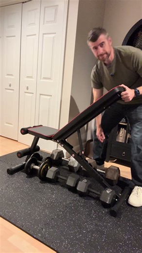 Sturdy Adjustable Weight Bench for Home Gym