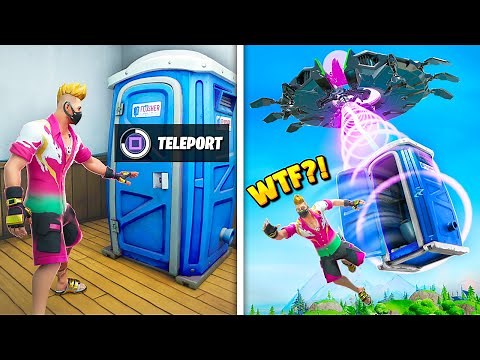 INSANE PORTA-POTTY TROLL! (Fortnite Fails & Epic Wins #196)