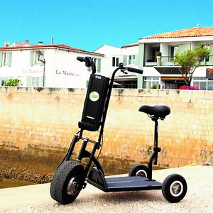 Scooter électrique 3 roues pliable Happy Scoot - Scooter handicap - Tous Ergo