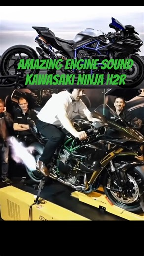 AMAZING ENGINE SOUND❗KAWASAKI NINJA H2R #kawasaki #amazing #engine #sound #h2r