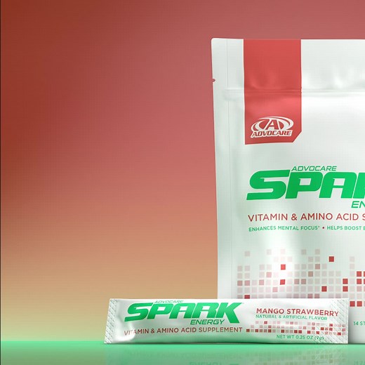 Stay focused and alert* with Spark®: A delicious blend of 20 vitamins, minerals & nutrients. | AdvoCare