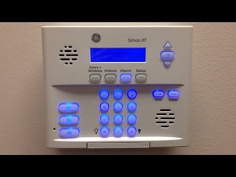 How to change the backup battery in a Simon XT security panel