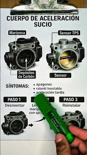 How to clean a throttle body 🔥💯 #mechanic #automobile #mechanics #workshop #tps #sensor
