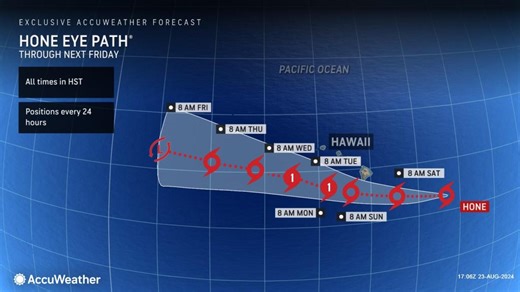 Tropical trouble near Hawaii, including Hurricane Gilma and Tropical Storm Hone
