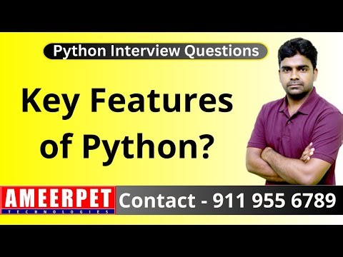 What are the Key Features of Python | Ameerpet Technologies | By Srinivas