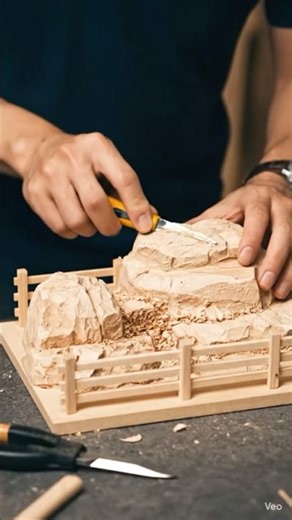 Architectural Models: Precision Wooden Farm Structures