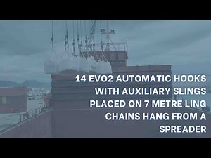 Automatic Hooks with Spring Loaded Latch with Big Bags 2 | Smart Lifting Solutions | Elebia