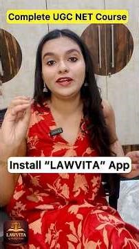 UGC NET Law Complete Course Now Available! | LawVita App