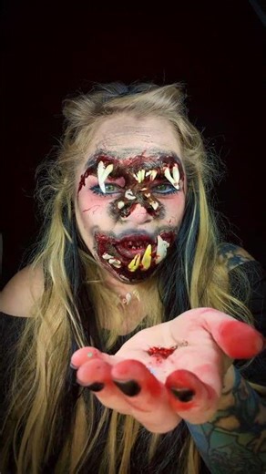 Finally, a use for all the baby teeth! #makeup #foryou #sfx #toothfairy #shorts #funny #viralvideo