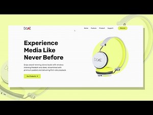 How to Create a Stunning Hero Section with HTML, CSS, and JavaScript | Web Design Tutorial