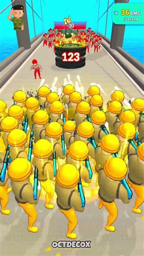 Bullet Army Run Lvl.67 – GUN UPGRADE TO MAX LEVEL 🔫🔥#games #youtubeshorts #shorts