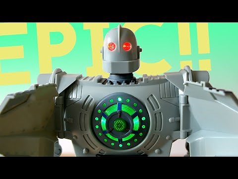 THE IRON GIANT Light and Sound Walking Toy Robot