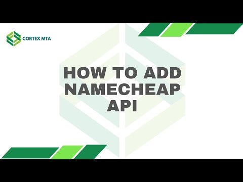 How To Add Namecheap API + Domains
