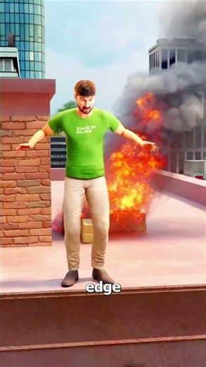 How to Survive a Burning Building Jump! 😱