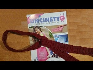 Cravatta all'uncinetto progetto tratto dai fascicoli "I Like Uncinetto" Hachette - tutorial