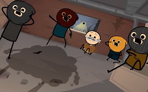 《氰化物欢乐秀》Cyanide & Happiness Shorts黑色幽默脑洞小动画——聚光灯